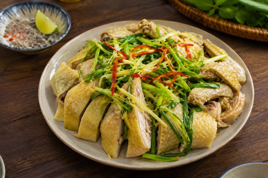 Ảnh món Gà hấp hành